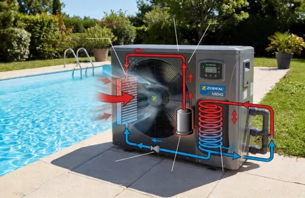 Pompe à chaleur de piscine et son principe de fonctionnement